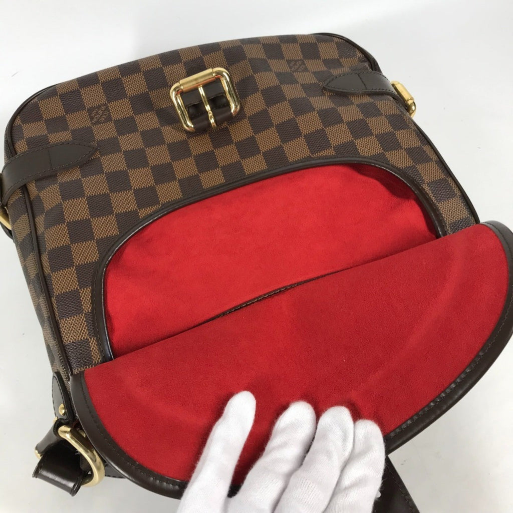 Louis Vuitton Brown Ebene Damier Canvas Shoulder Bag