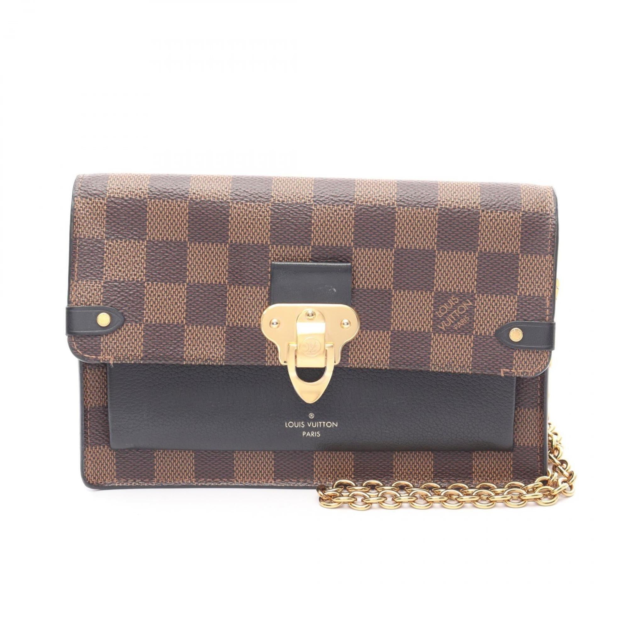 Louis Vuitton Brown Ebene Coated Canvas Shoulder Bag