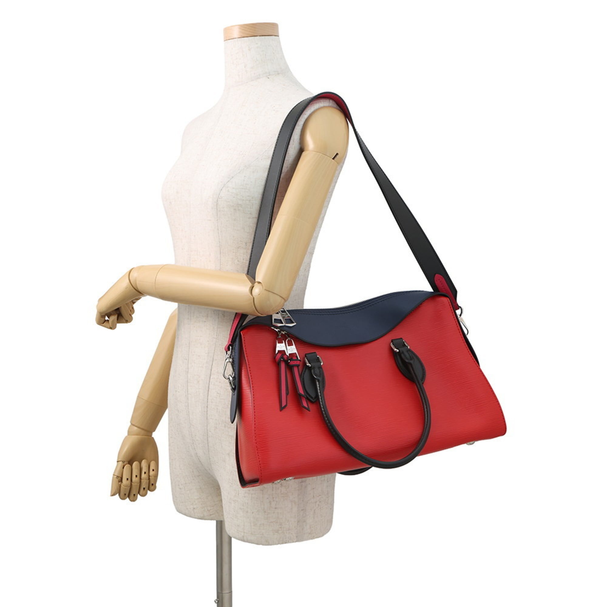 Louis Vuitton Red Color Epi Leather Handbag