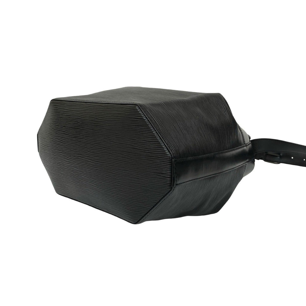 Louis Vuitton Black Epi Leather Shoulder Bag Sling Bag