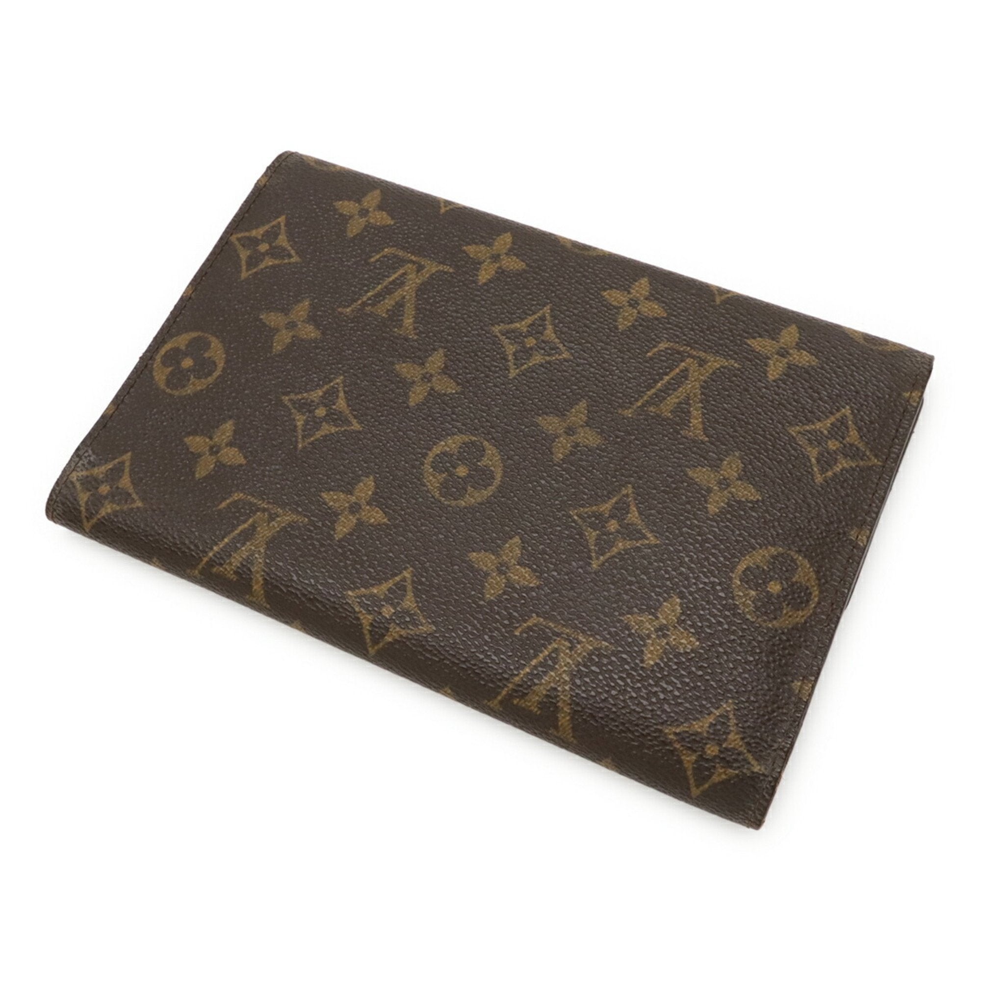 Louis Vuitton Monogram Brown Monogram Long Wallet (Tri-Fold)