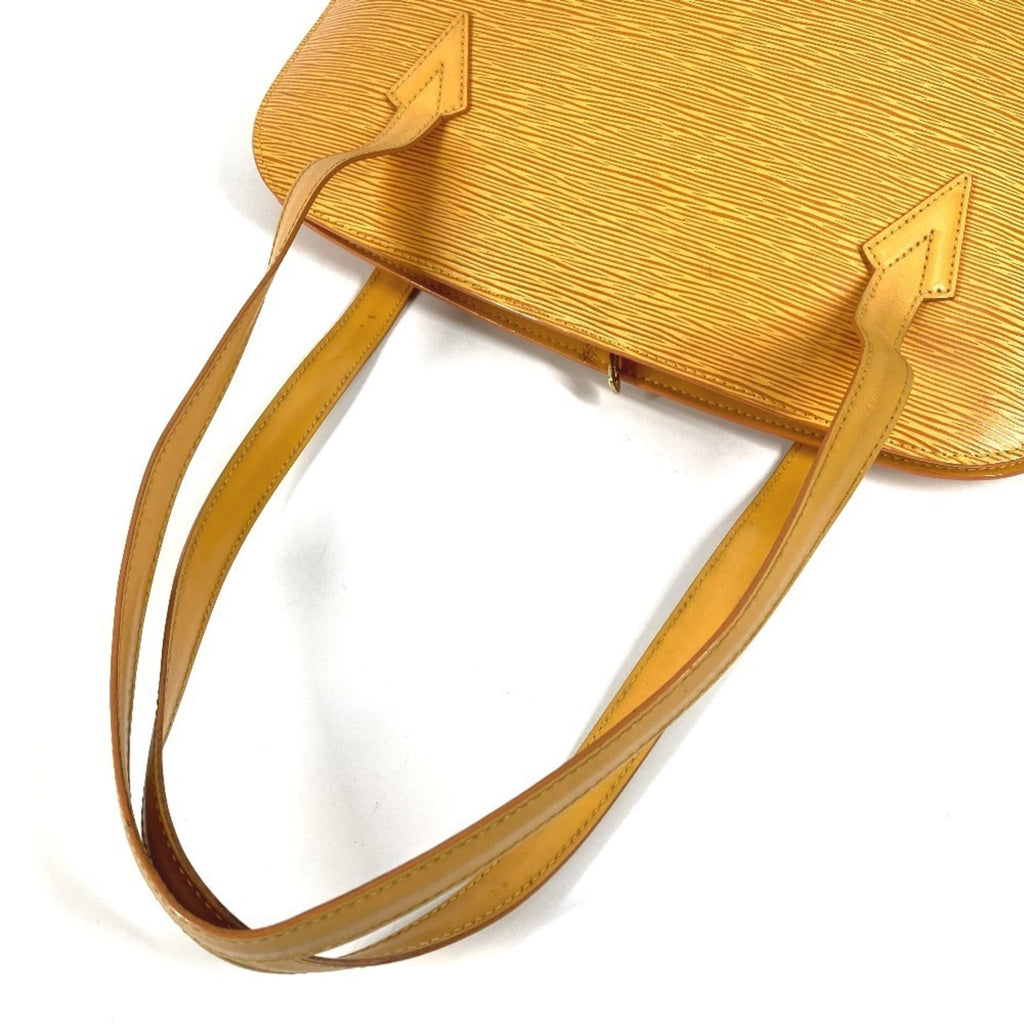 Louis Vuitton Epi Yellow Epi Leather Shoulder Bag Tote Bag
