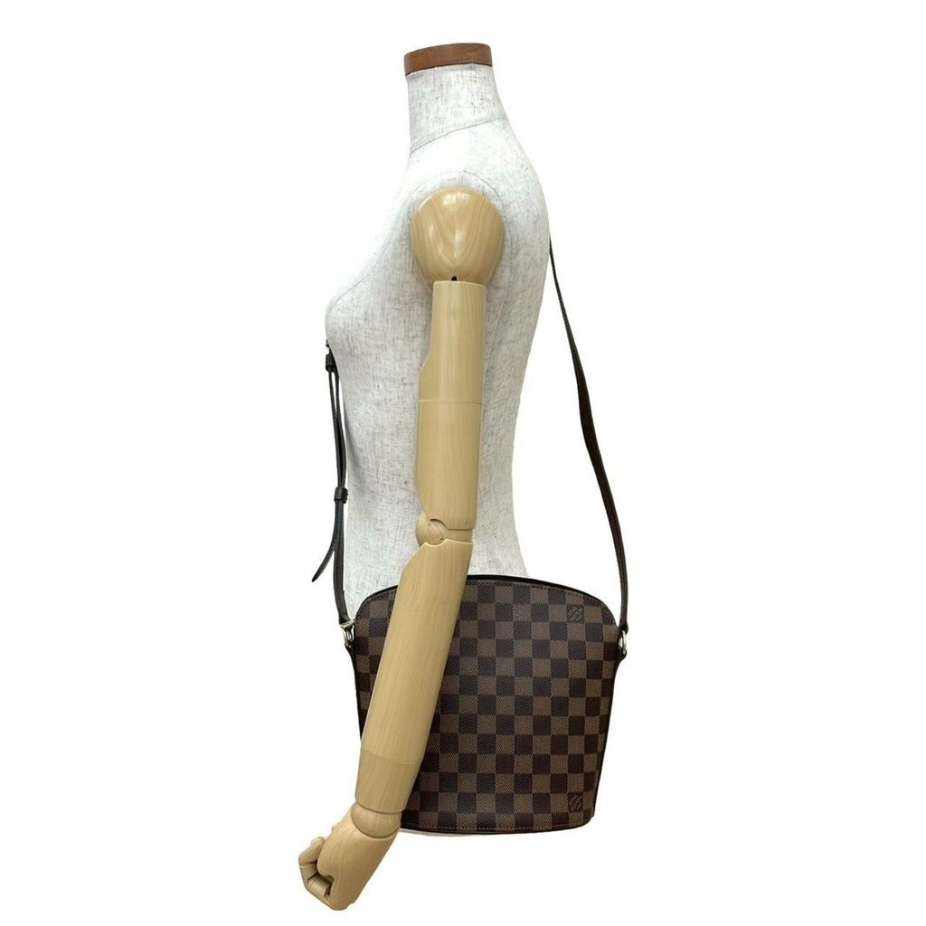 Louis Vuitton Brown Leather Pvc Pochette Shoulder Bag