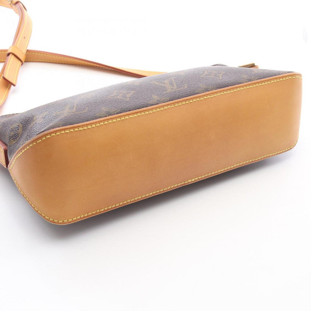 Louis Vuitton Brown Monogram Pvc Coated Canvas Leather Shoulder Bag