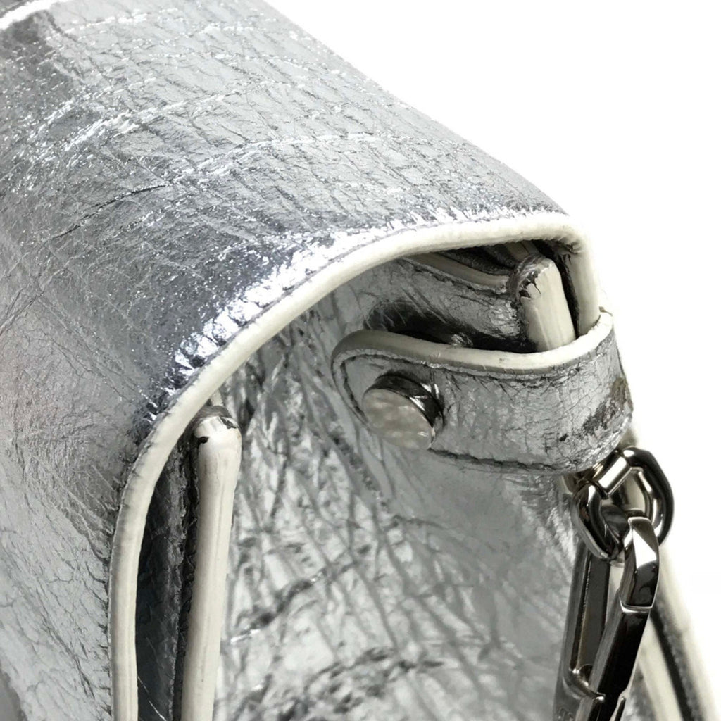 Christian Dior Silver Leather Handbag (Pre-Owned)