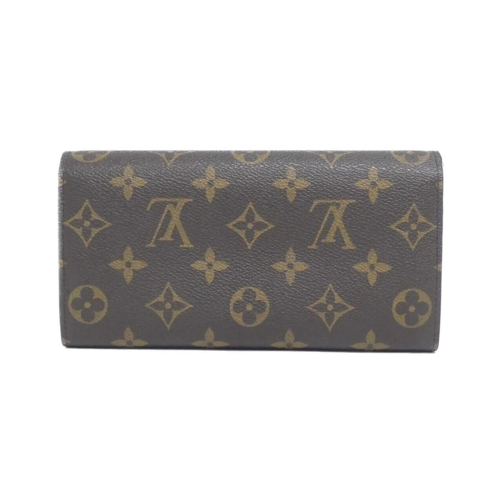 Louis Vuitton Brown Coated Canvas Long Wallet