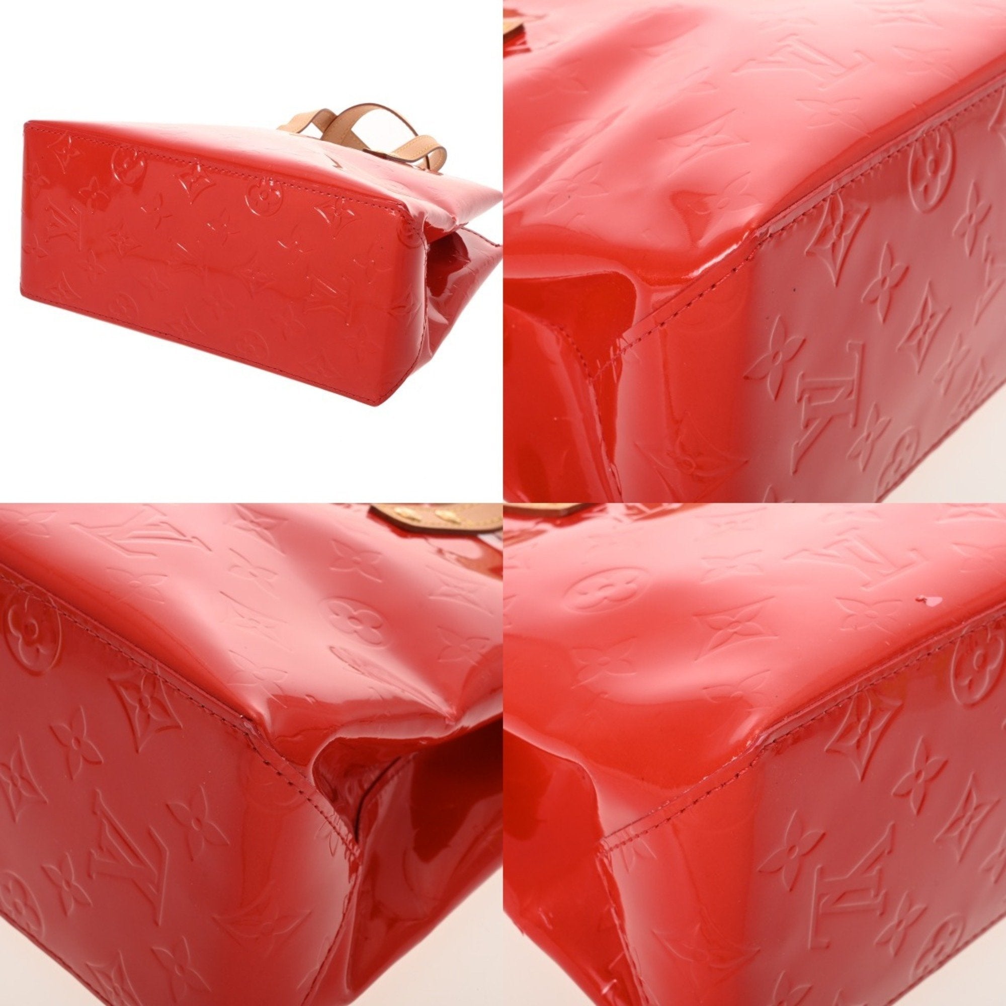 Louis Vuitton Rouge Monogram Vernis Handbag