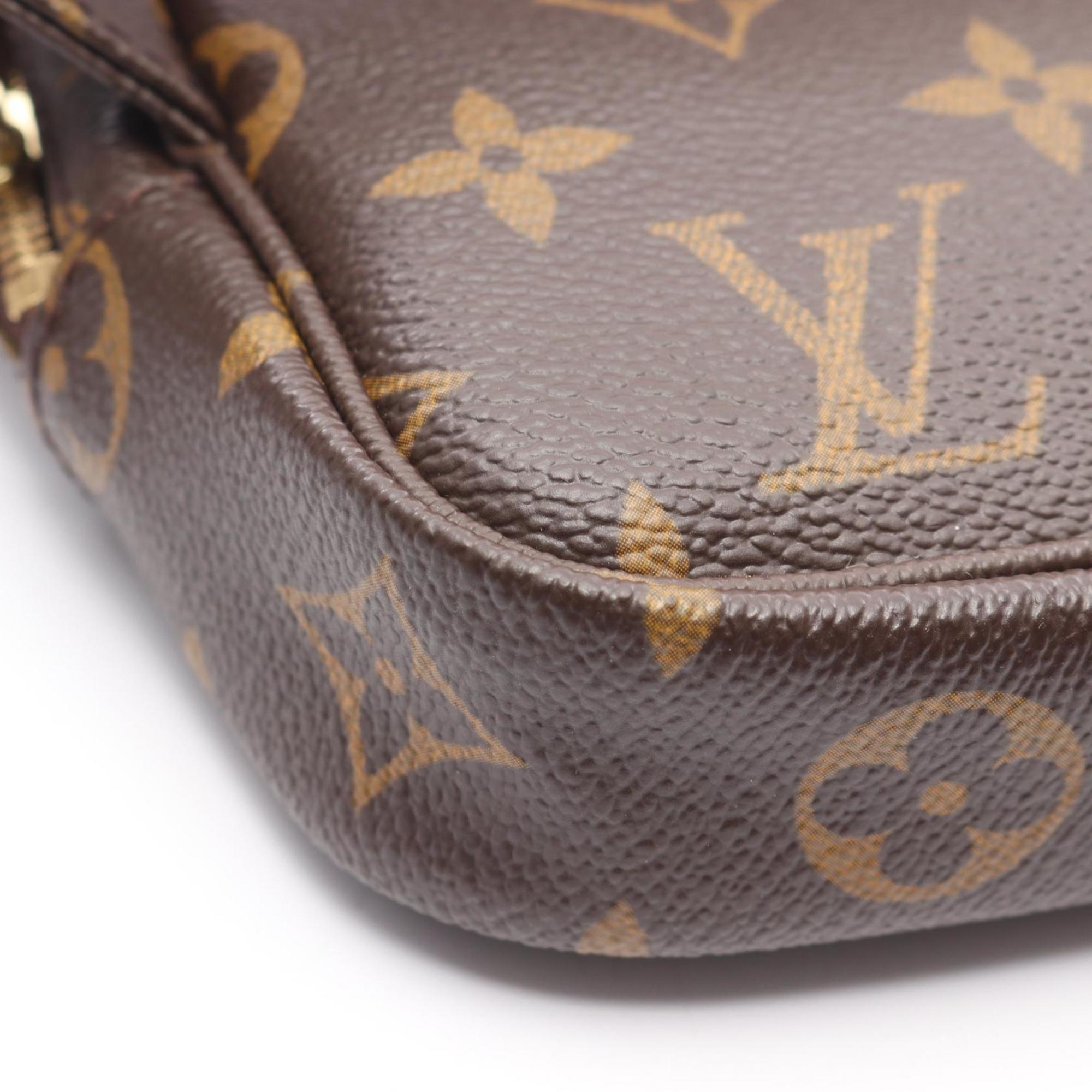 Louis Vuitton Brown Coated Canvas Pvc Monogram Leather Fanny Pack Sling Bag