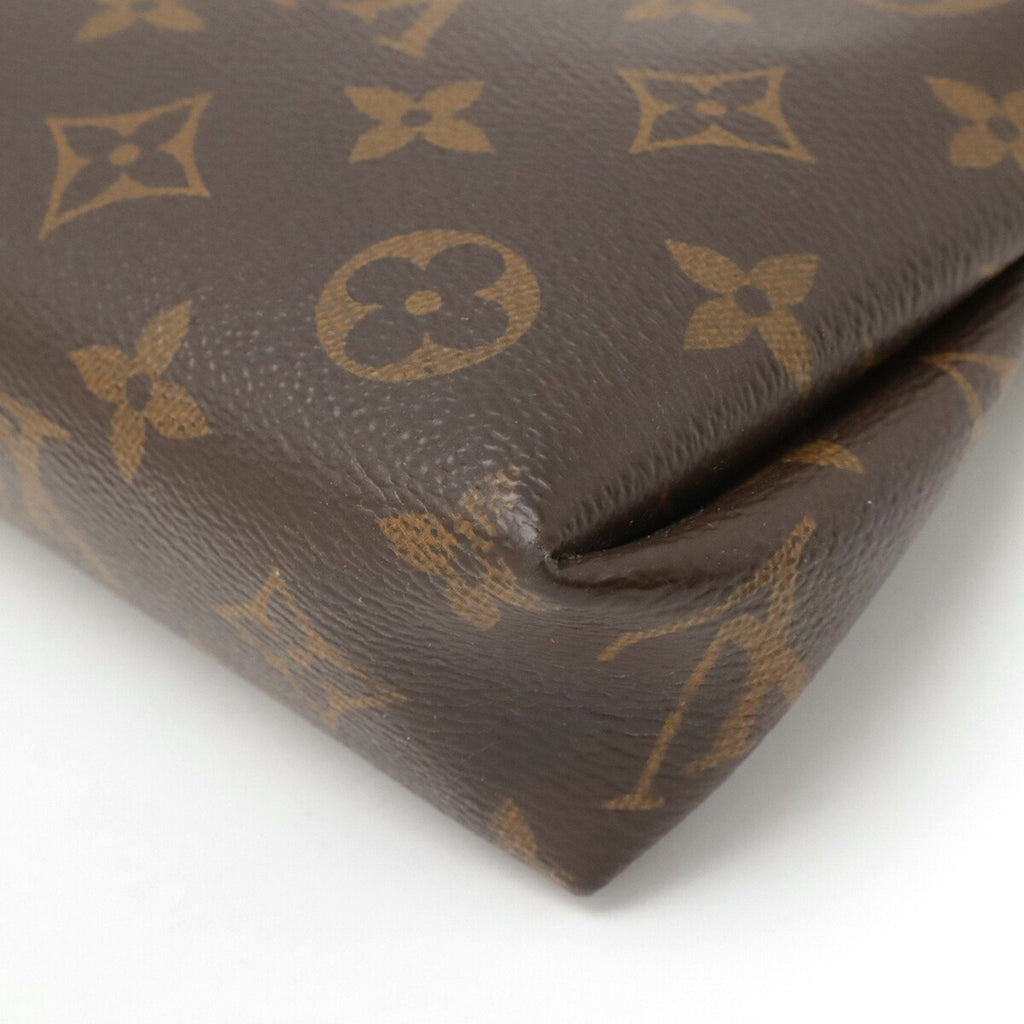 Louis Vuitton Cerise Monogram Red Color Monogram Leather Clutch Bag Shoulder Bag