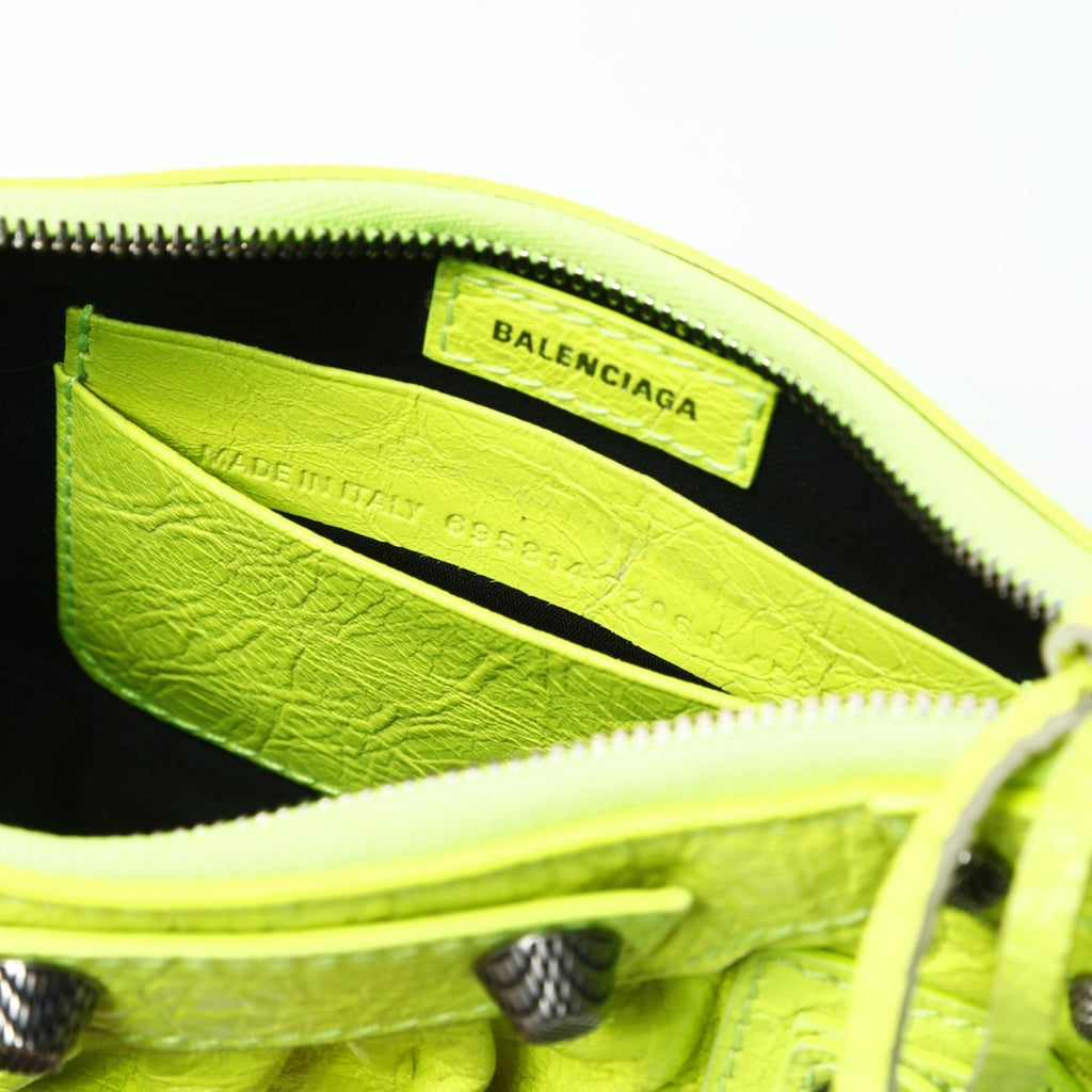 Balenciaga Giant Yellow Leather Shoulder