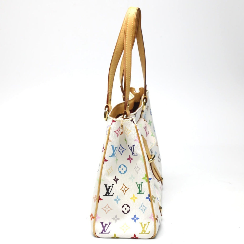 Louis Vuitton Blanc Multi-Color Monogram Multicolore Handbag