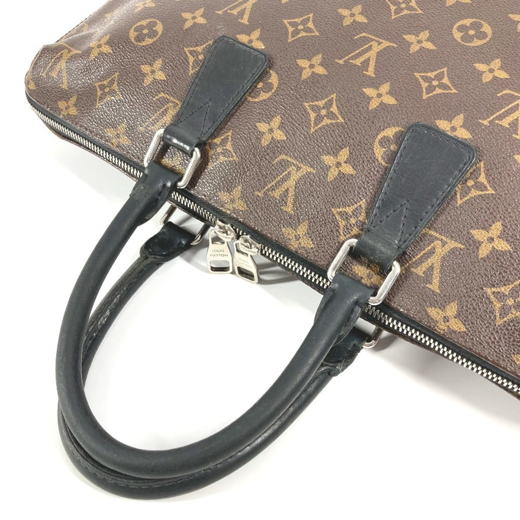 Louis Vuitton Black Brown Monogram Canvas Handbag