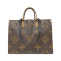 Louis Vuitton Marron Coated Canvas Handbag