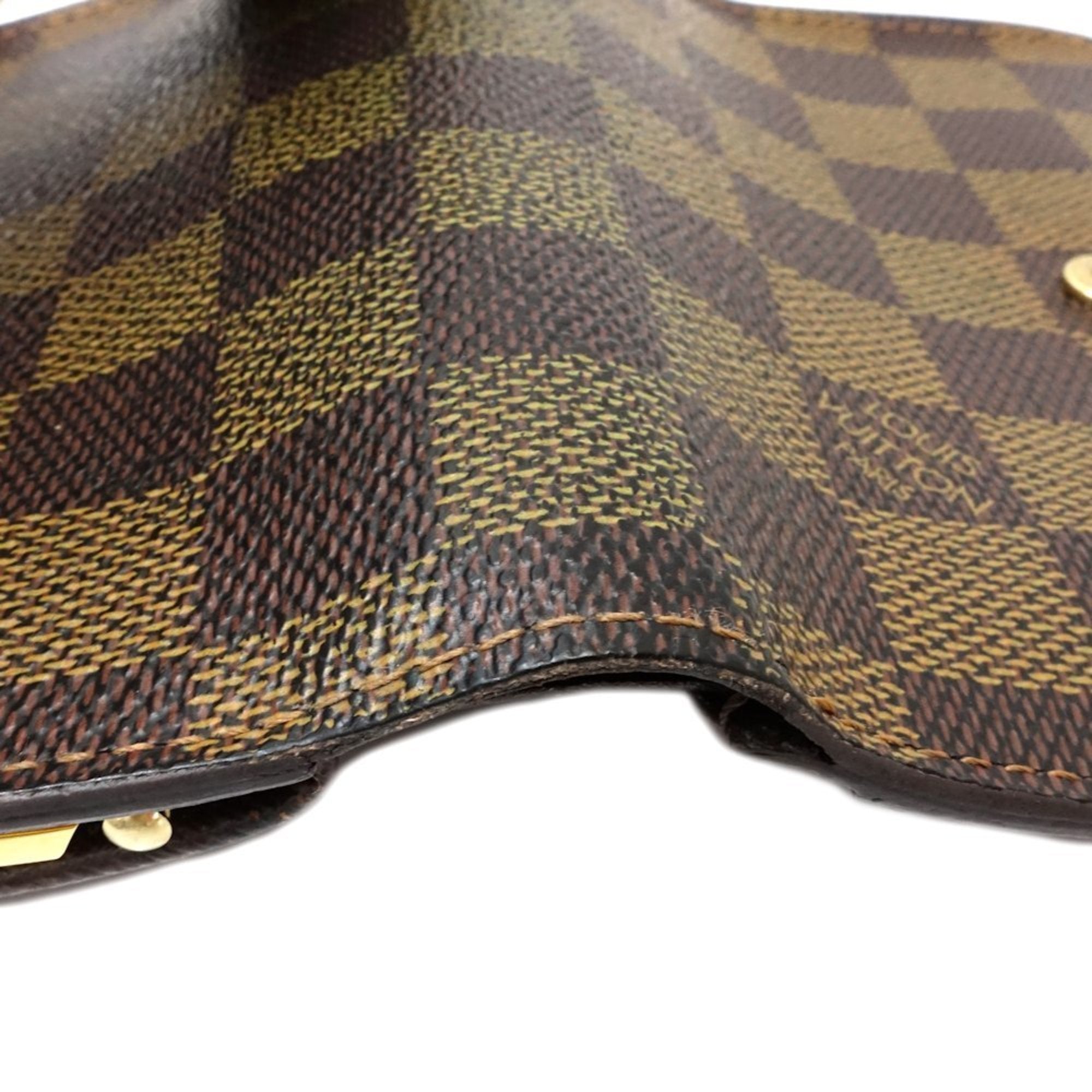 Louis Vuitton Damier Damier Canvas Ebene Damier Canvas Wallet
