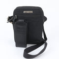 Gucci Black Leather Nylon Shoulder Bag (Pre-Owned)