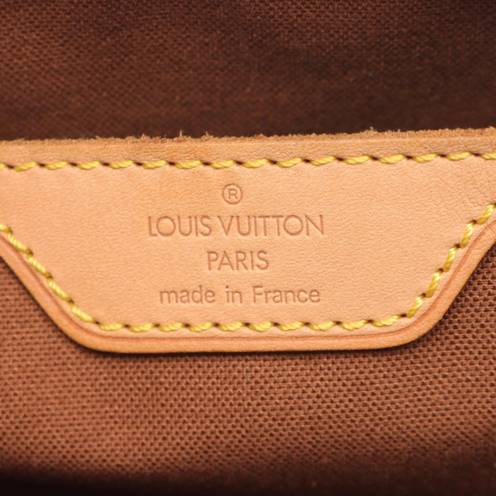 Louis Vuitton Brown Coated Canvas Pvc Leather Monogram Tote Bag