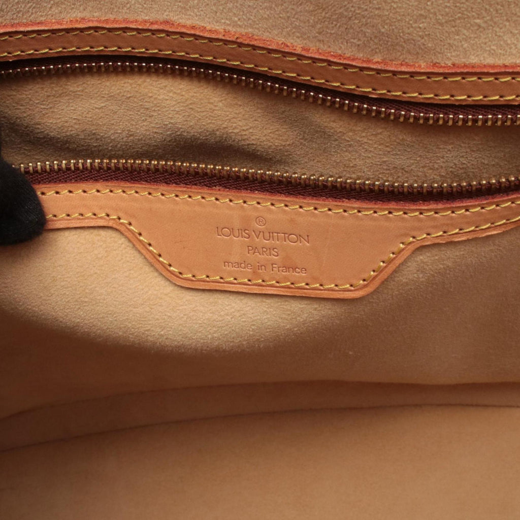 Louis Vuitton Brown Monogram Coated Canvas Leather Handbag Shoulder Bag