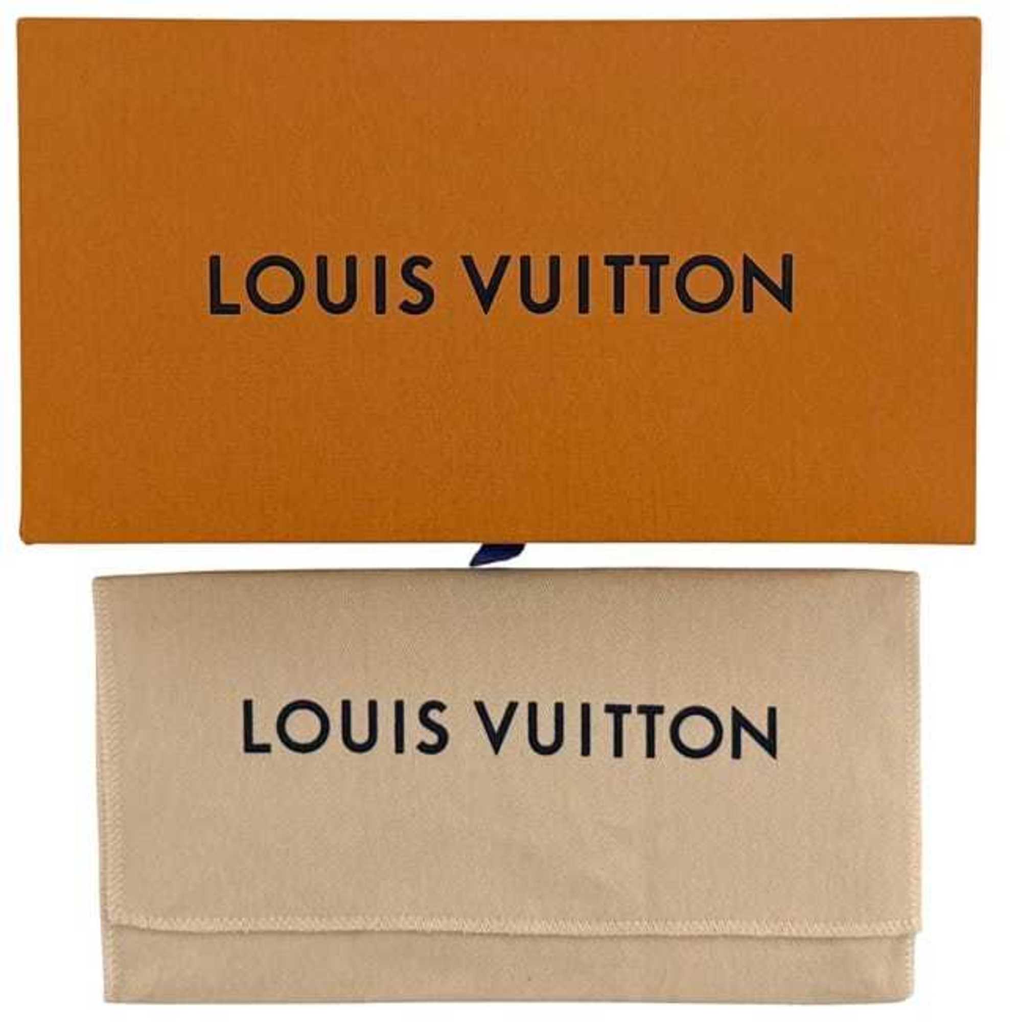 Louis Vuitton Damier Azur Gray White Damier Azur Long Wallet