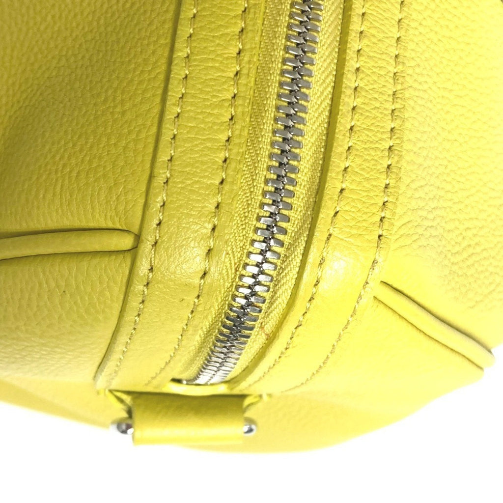 Louis Vuitton Pistache Yellow Leather Boston Bag Handbag Shoulder Bag