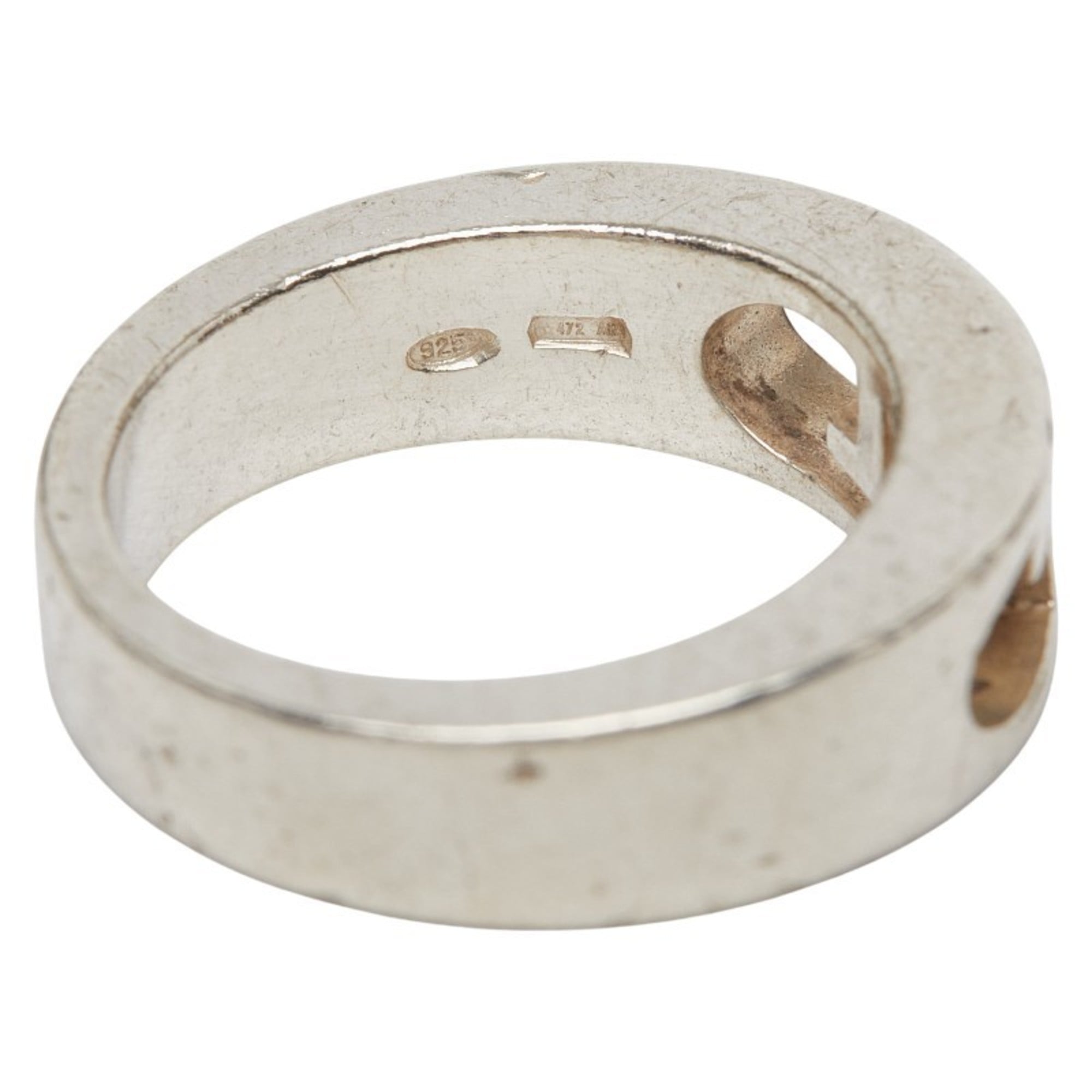 Gucci Silver 925 Band Ring (Pre-Owned)