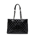 Chanel Black Patent Leather Shoulder Bag