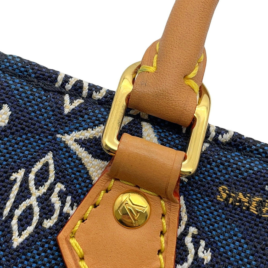 Louis Vuitton Blue Monogram Jacquard Handbag Shoulder Bag