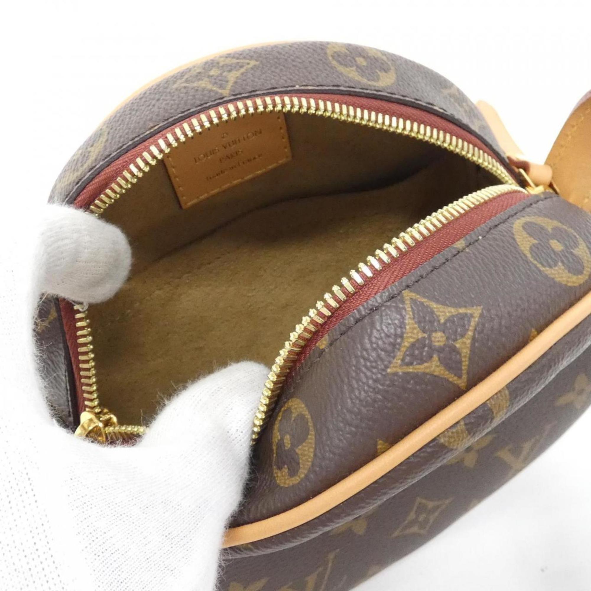 Louis Vuitton Marron Coated Canvas Shoulder Bag