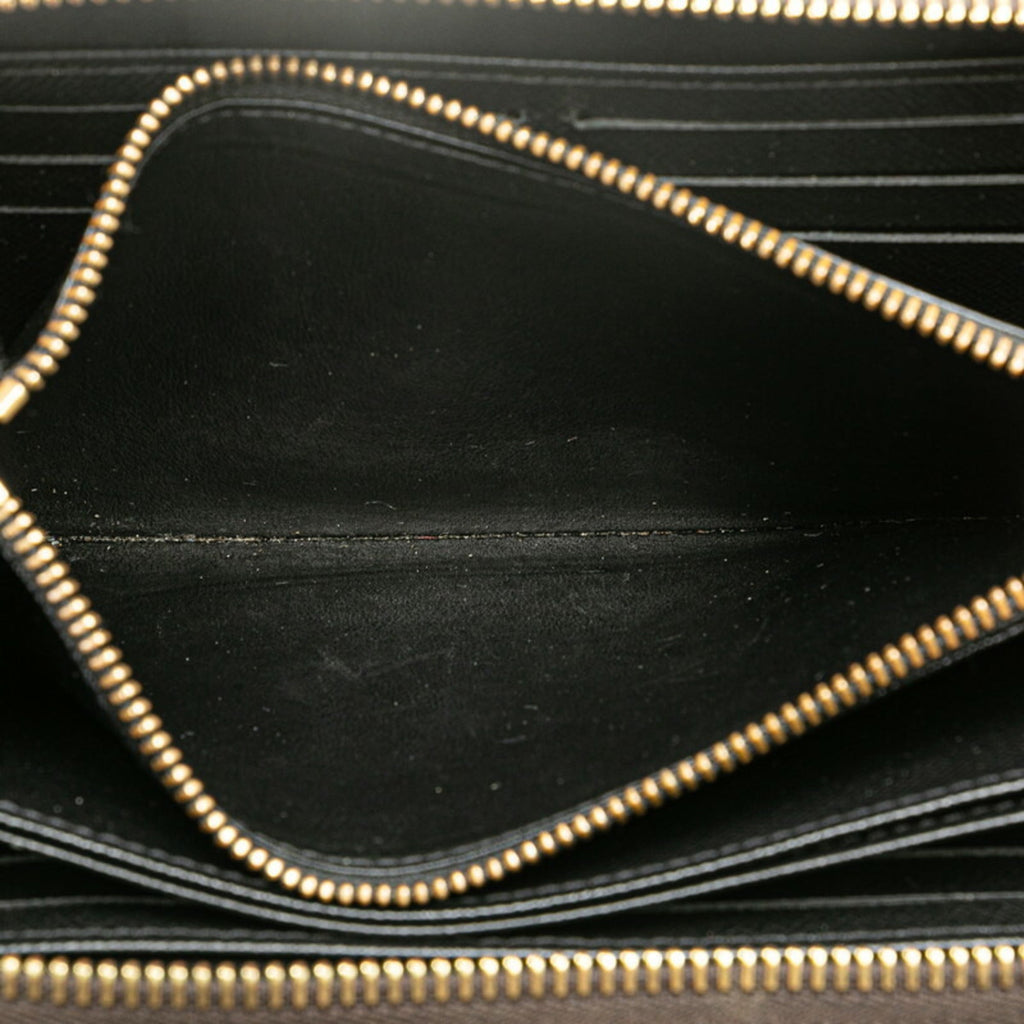 Louis Vuitton Brown Pvc Leather Long Wallet
