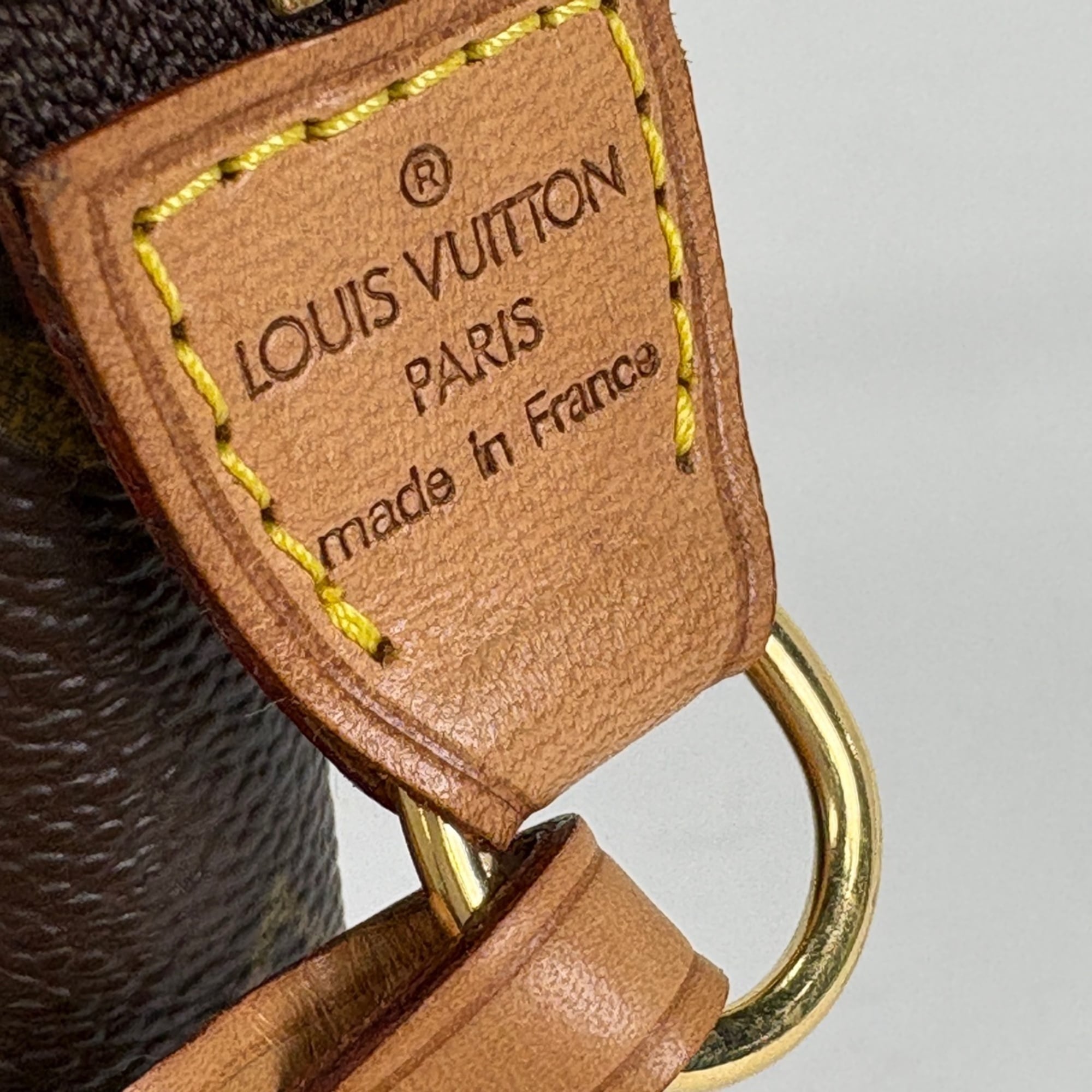Louis Vuitton Brown Monogram Pochette Pouch