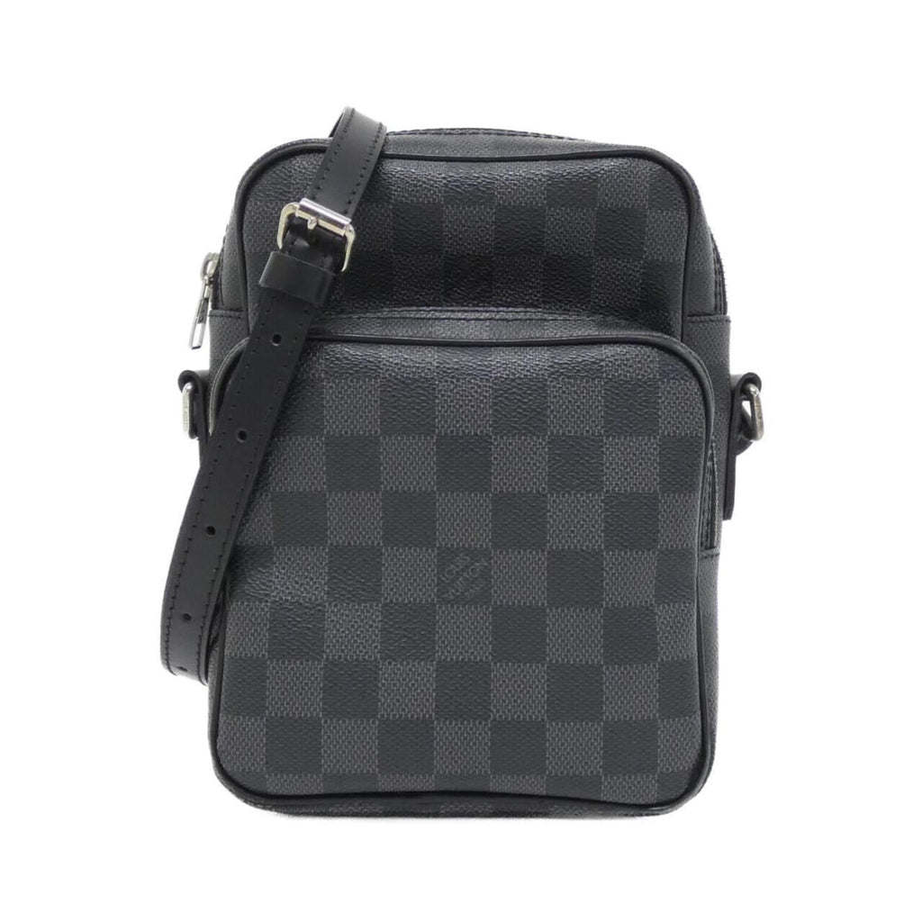 Louis Vuitton Graphite Coated Canvas Shoulder Bag
