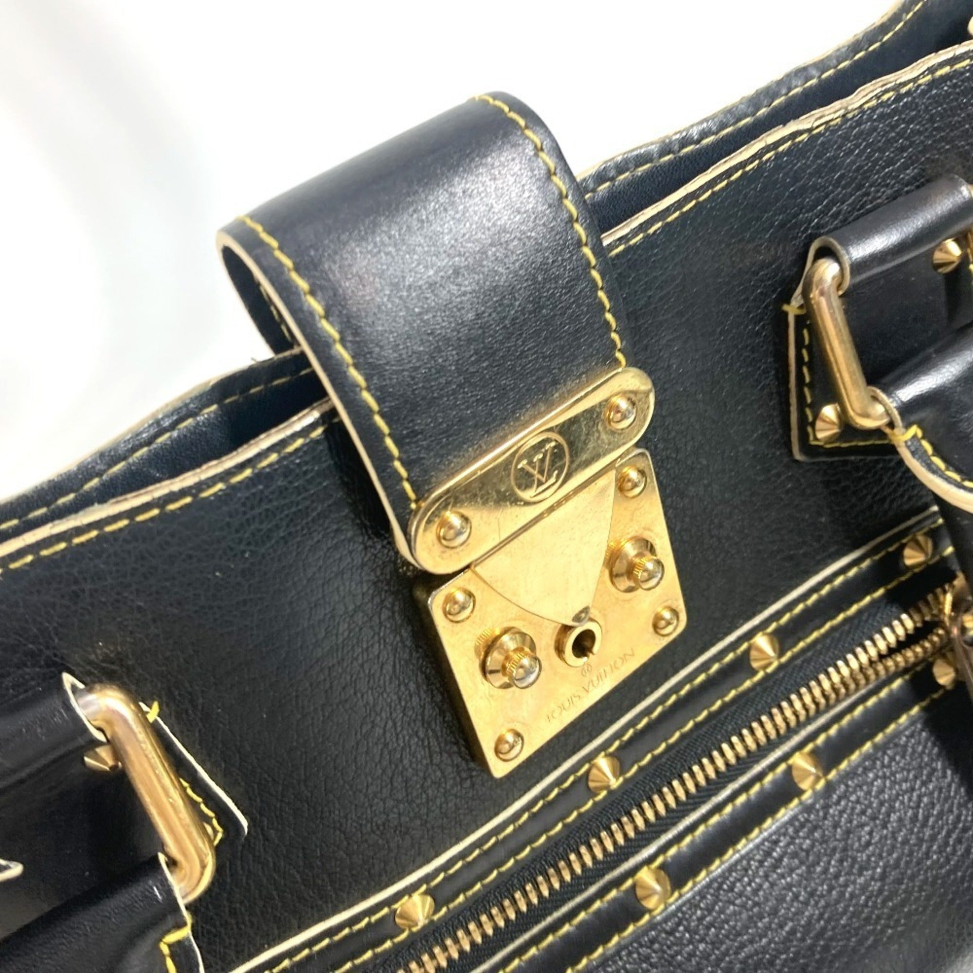 Louis Vuitton Suhali Black Suhali Leather Shoulder Bag Tote Bag