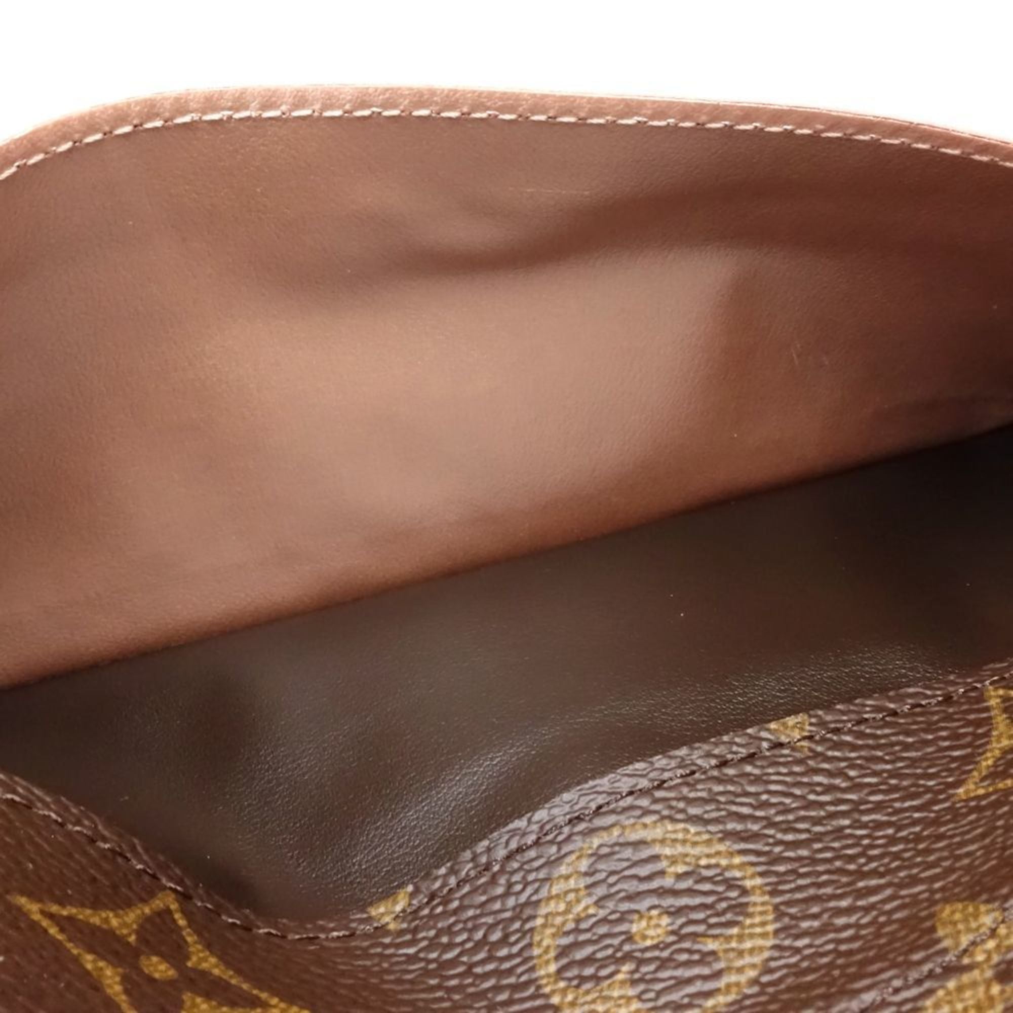 Louis Vuitton Brown Pink Monogram Long Wallet (Tri-Fold)