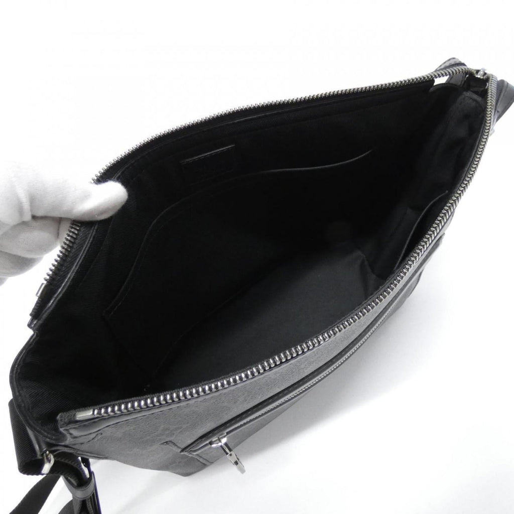 Louis Vuitton Black Coated Canvas Shoulder Bag