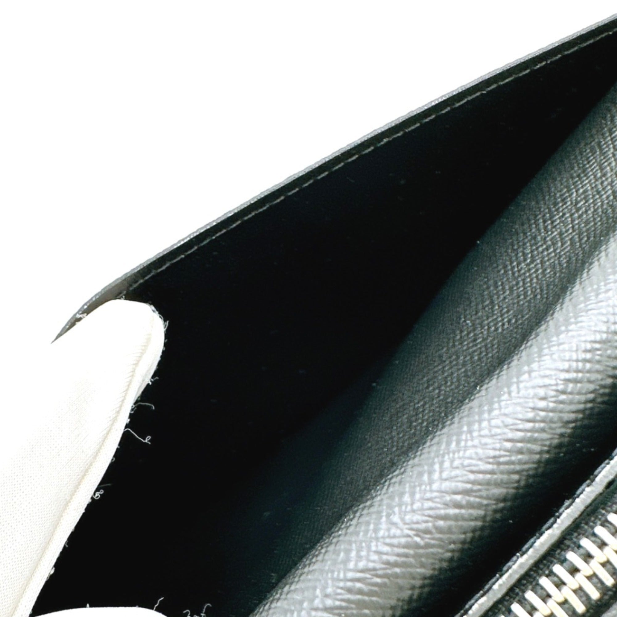 Louis Vuitton Black Noir Epi Leather Long Wallet