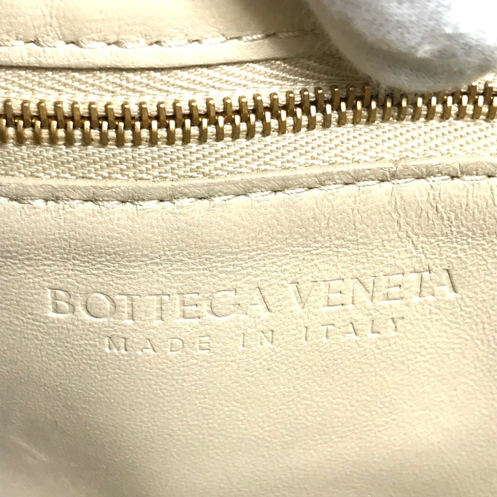 Bottega Veneta Beige Leather Shoulder Bag