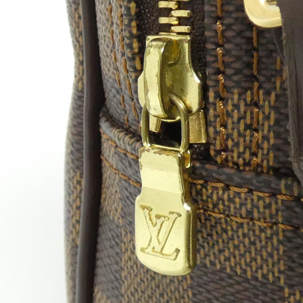 Louis Vuitton Brown Coated Canvas Shoulder Bag