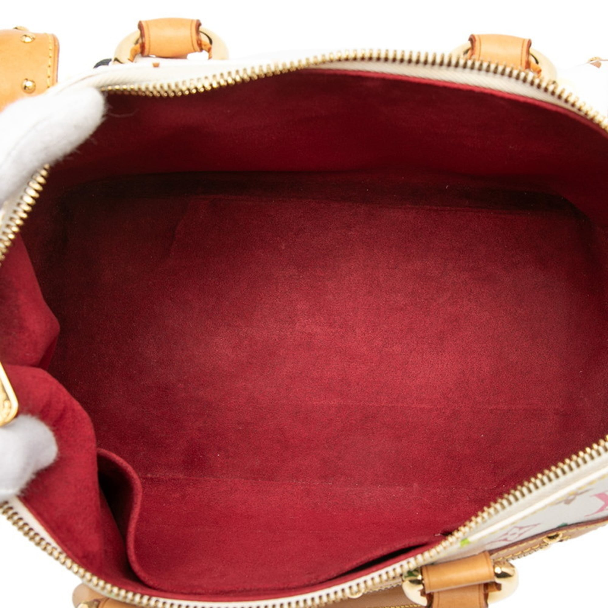 Louis Vuitton Blanc Multi-Color White Pvc Leather Handbag Shoulder Bag