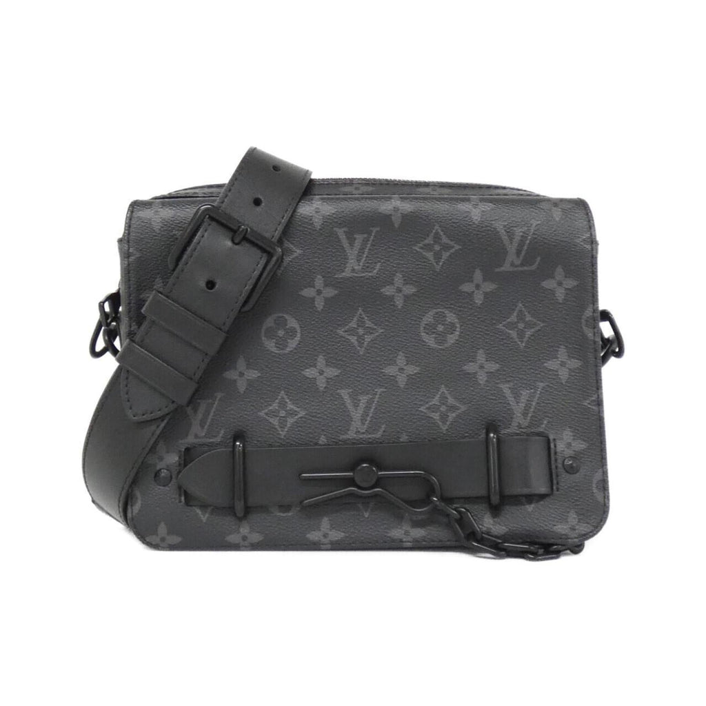 Louis Vuitton Black Coated Canvas Shoulder Bag