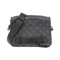 Louis Vuitton Black Coated Canvas Shoulder Bag