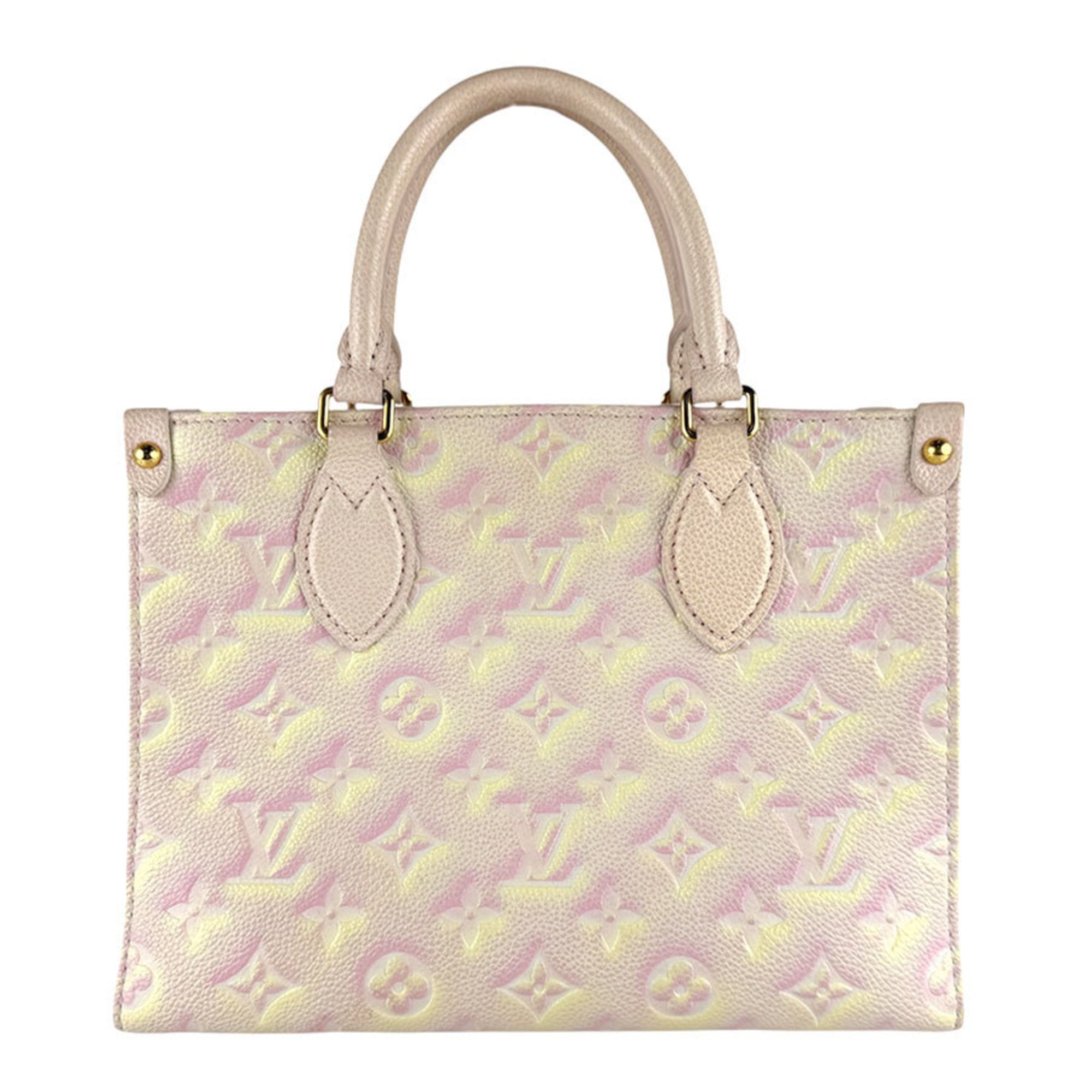 Louis Vuitton Monogram Empreinte Pink Yellow Monogram Empreinte Handbag Shoulder Bag