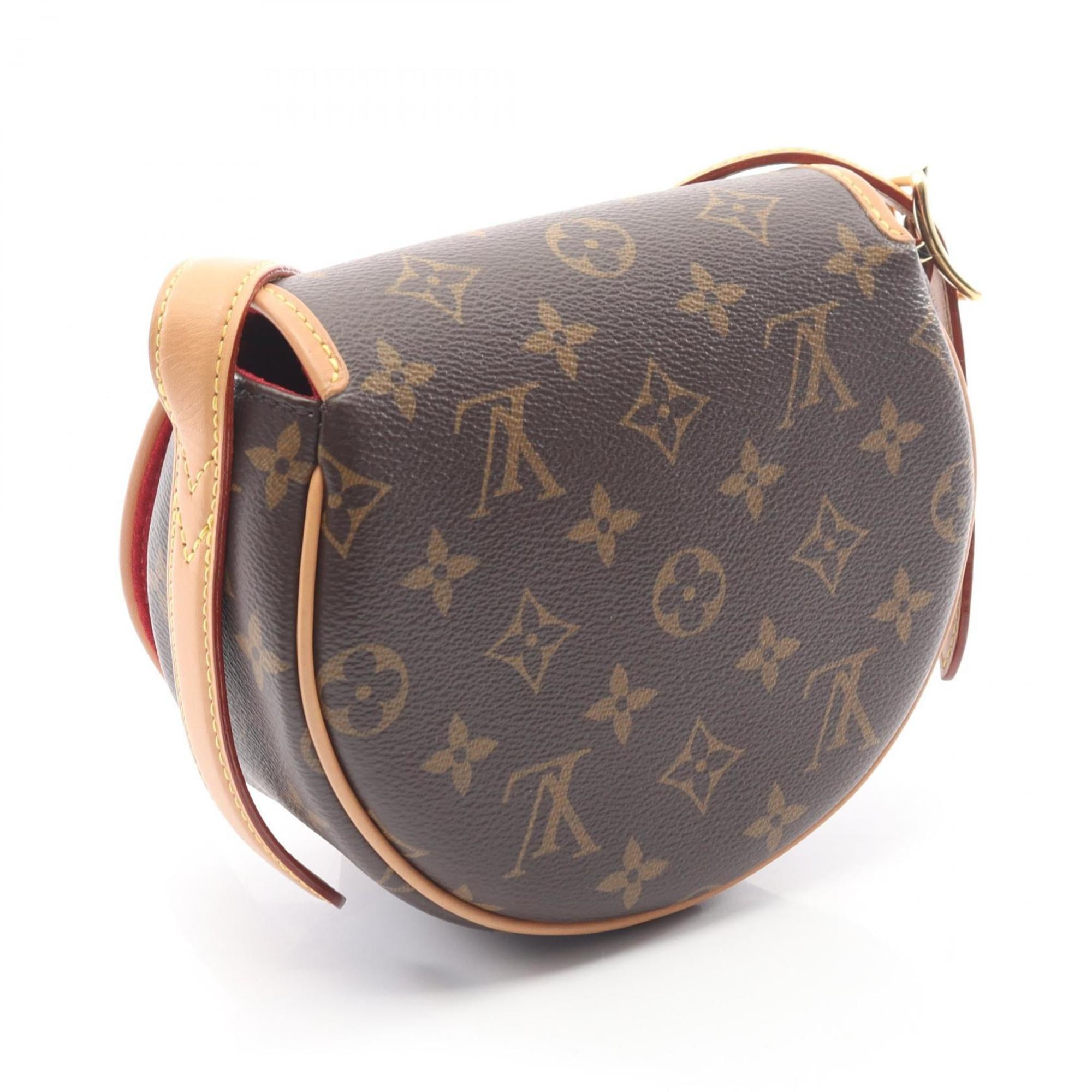 Louis Vuitton Brown Monogram Coated Canvas Leather Shoulder Bag