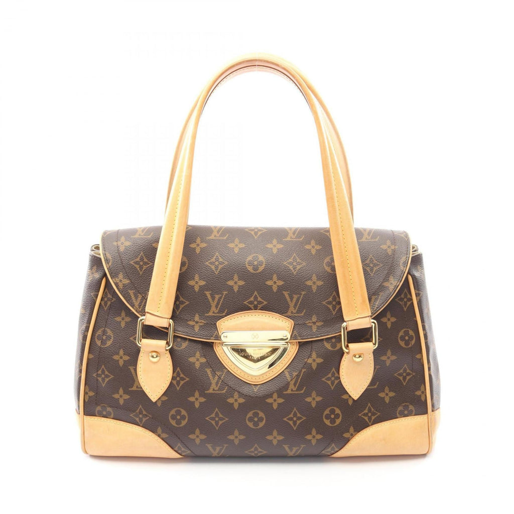 Louis Vuitton Brown Monogram Coated Canvas Leather Handbag Shoulder Bag