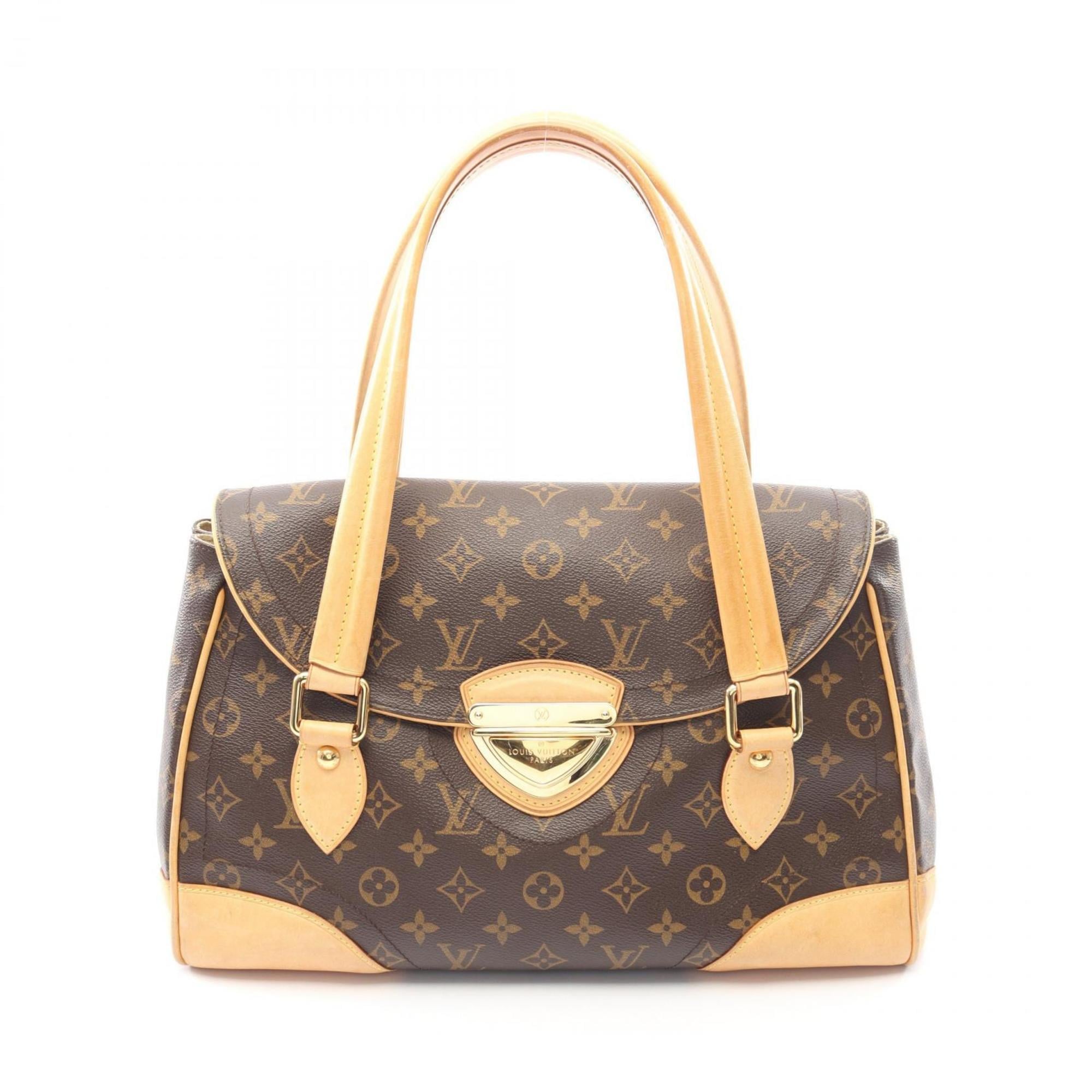Louis Vuitton Brown Monogram Coated Canvas Leather Handbag Shoulder Bag