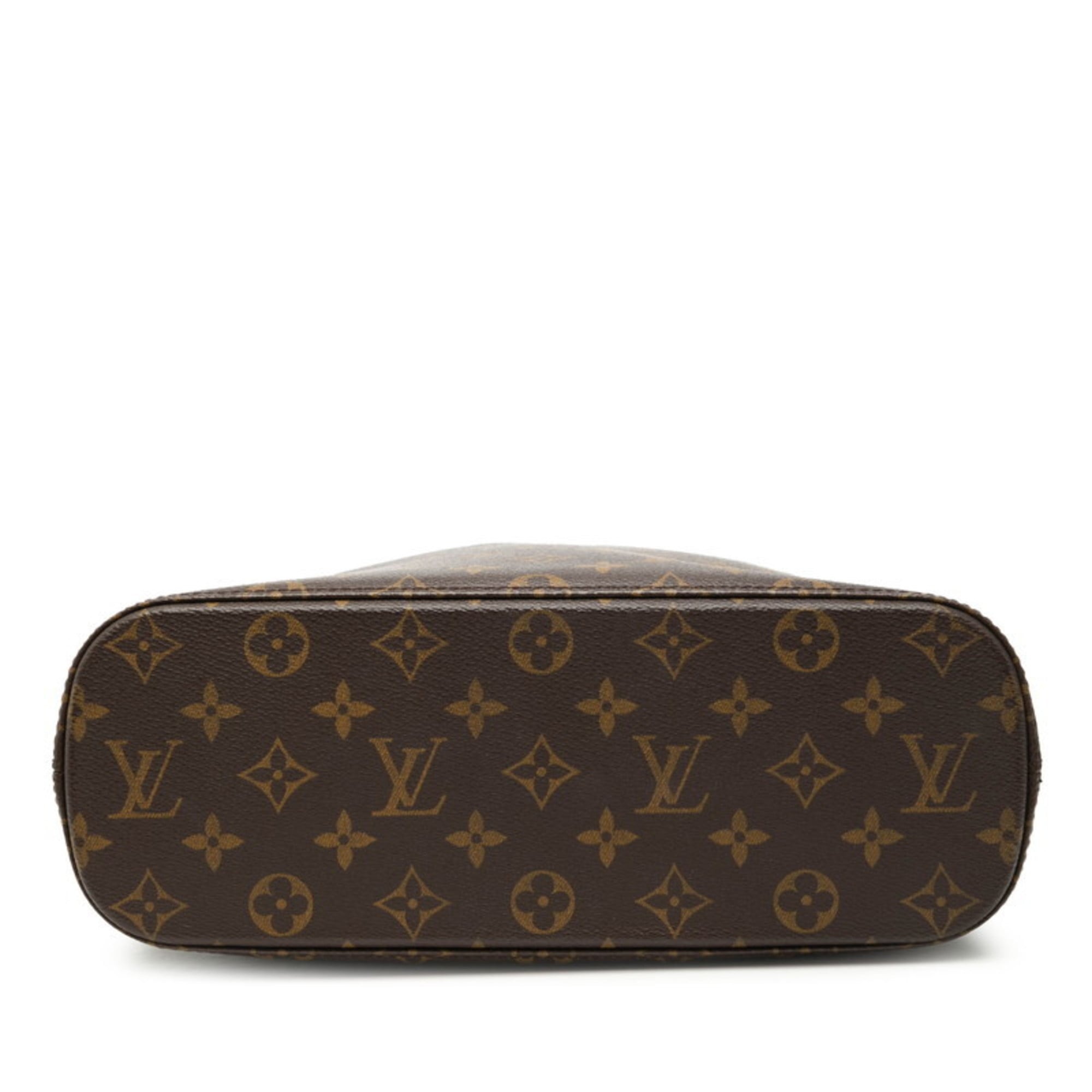 Louis Vuitton Brown Pvc Leather Tote Bag