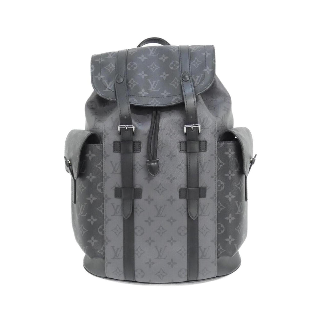 Louis Vuitton Black Coated Canvas Backpack