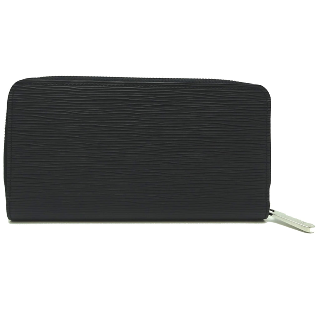 Louis Vuitton Black Noir Epi Leather Long Wallet