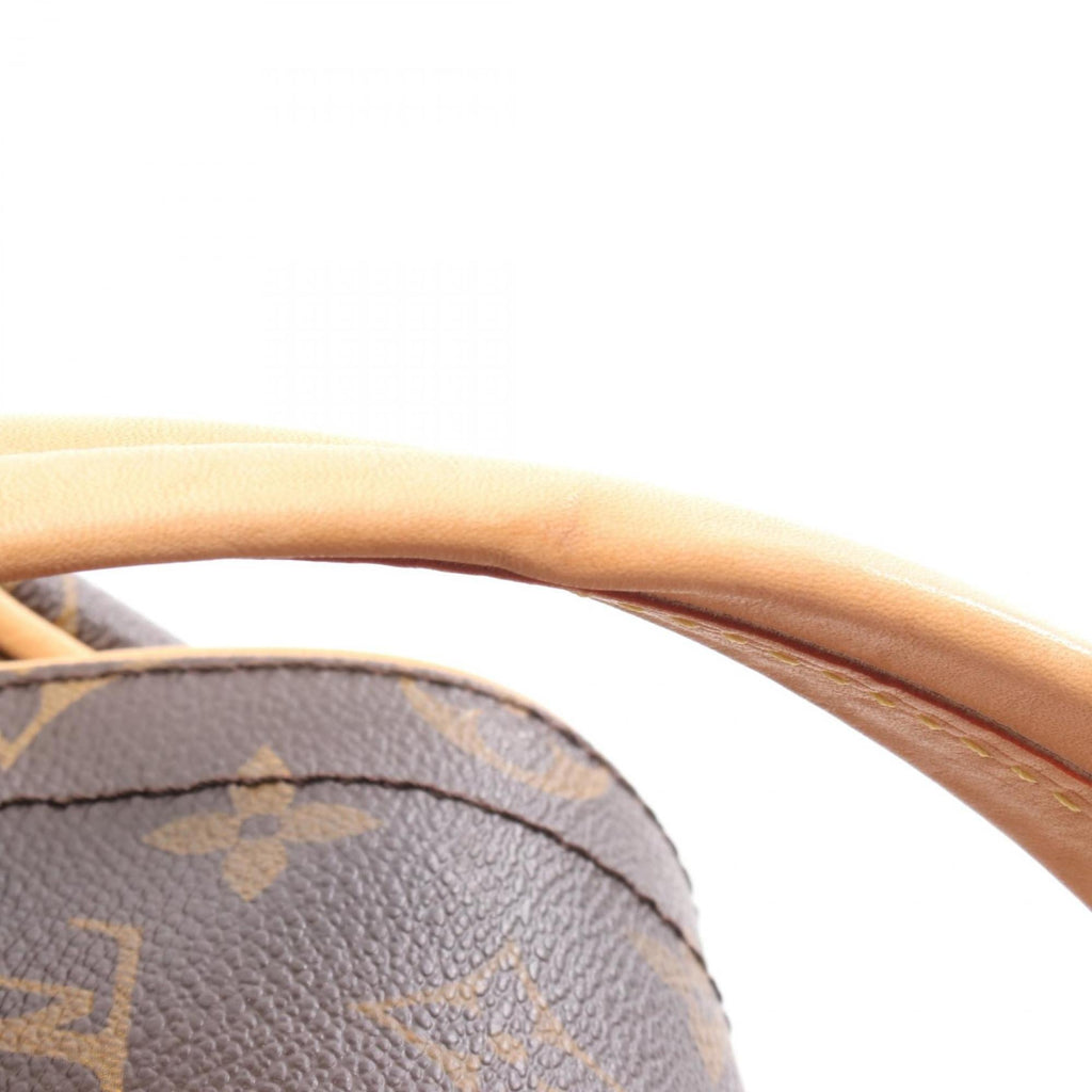Louis Vuitton Brown Coated Canvas Leather Shoulder Bag