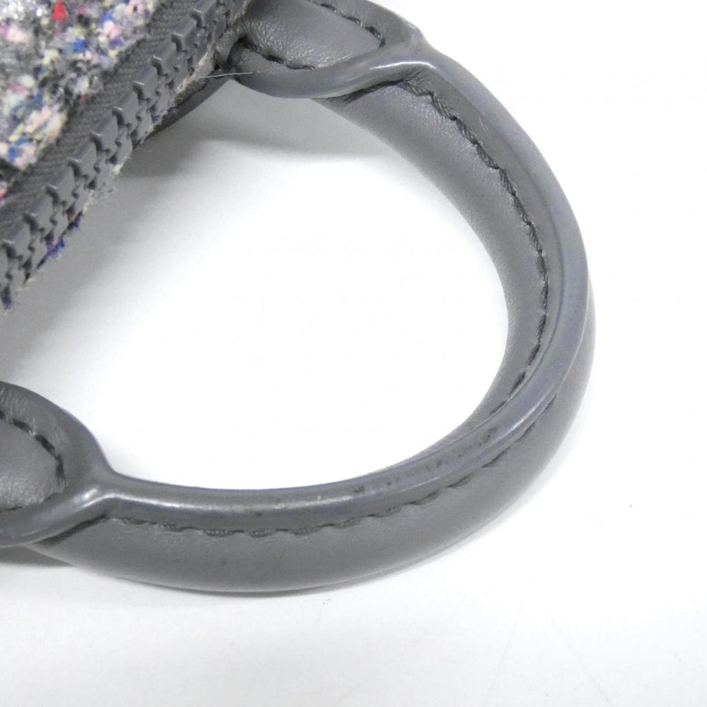 Louis Vuitton Gray Felt Wool Boston Bag