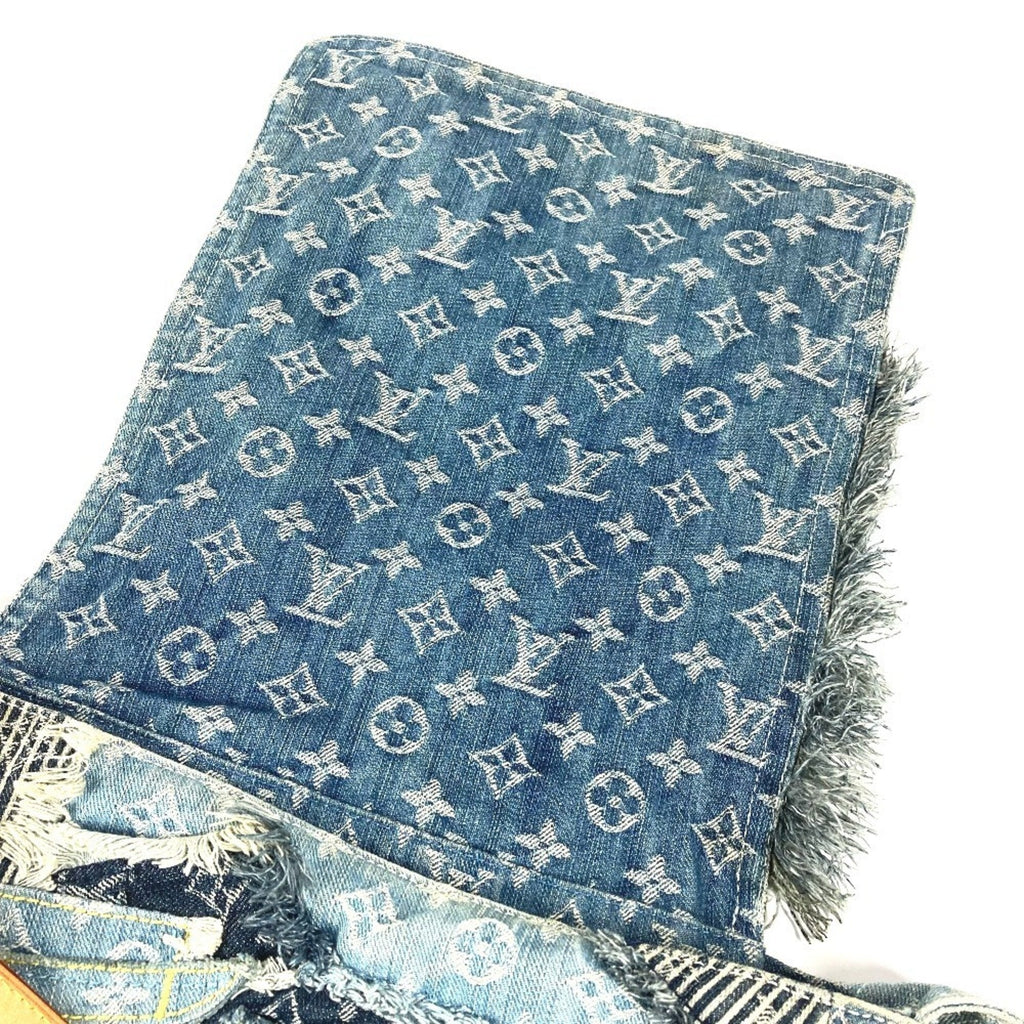 Louis Vuitton Blue Monogram Monogram Denim Messenger Bag Shoulder Bag