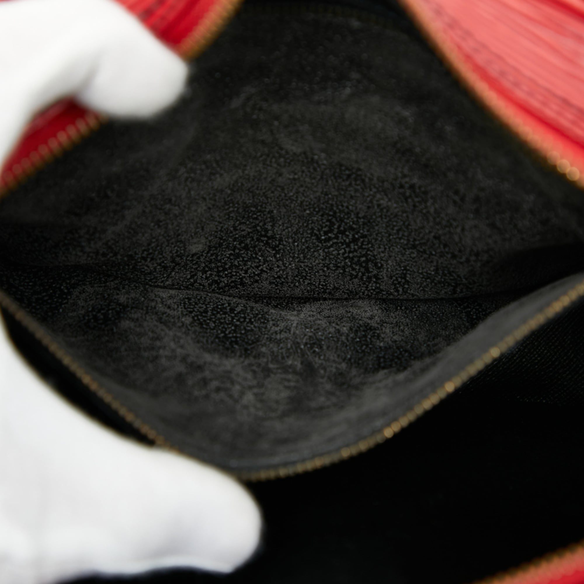 Louis Vuitton Castilian Red Leather Shoulder Bag
